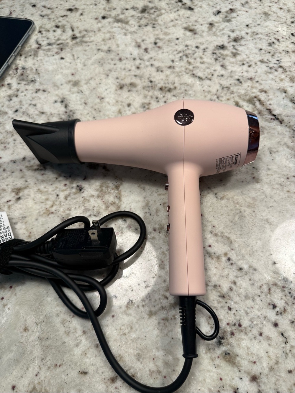 Lange Blush Pink Hair Dryer new